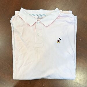 Disney Light Pink Polo Shirt with Mickey Mouse